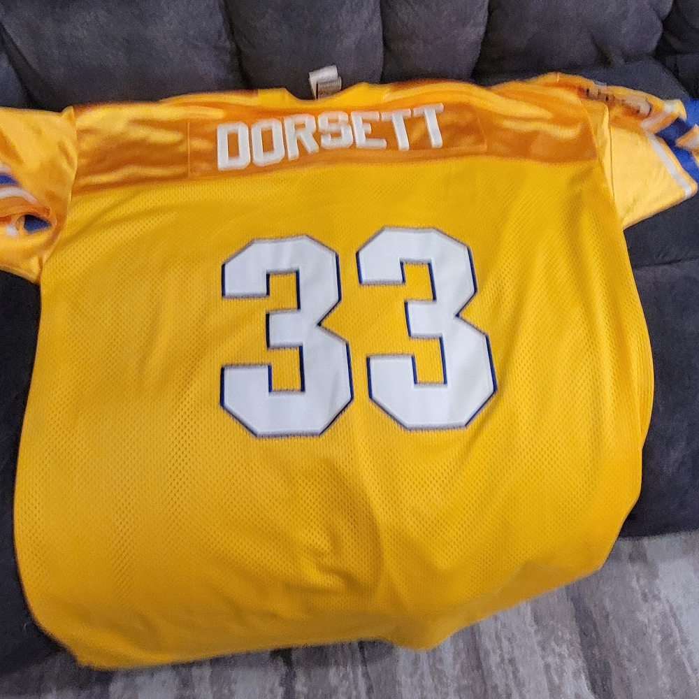 RARE tomy dorsett college jersey